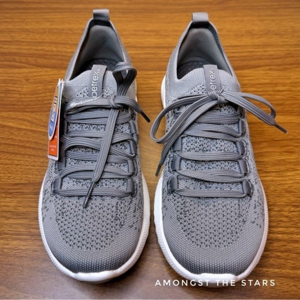 Aetrex Carly Charcoal Women's Sneakers- EU40 - Picture 4 of 7